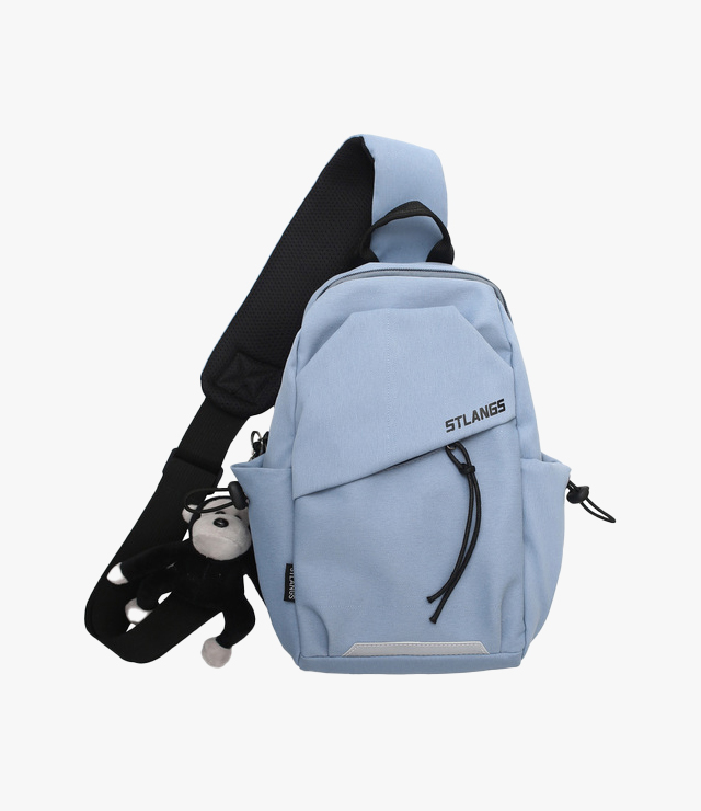 Modern Crossbody Waist Bag - Adjustable Sling Chest Bag for Men in Bangladesh