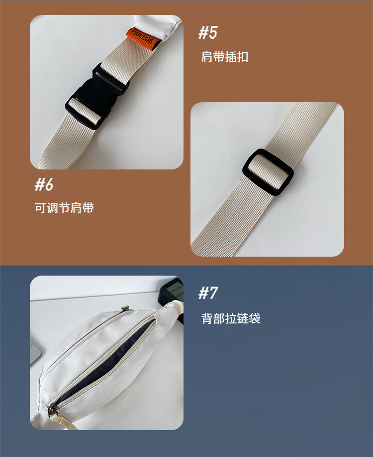 Nylon Fabric Single Shoulder bag