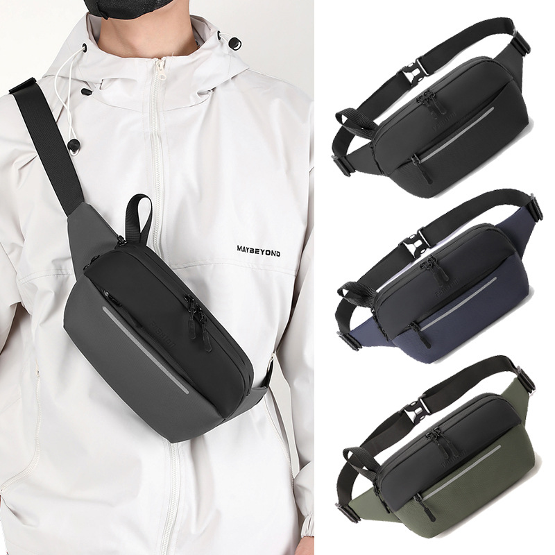 Tactical Crossbody Waist Bag - Adjustable Sling Chest Bag for Men in Bangladesh