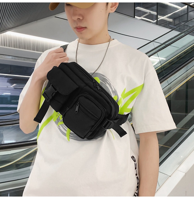 Mini Crossbody Waist Bag - Adjustable Sling Chest Bag for Men in Bangladesh