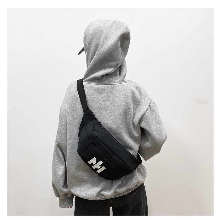 Trendy Crossbody Waist Bag - Adjustable Sling Chest Bag for Men & Women in Bangladesh