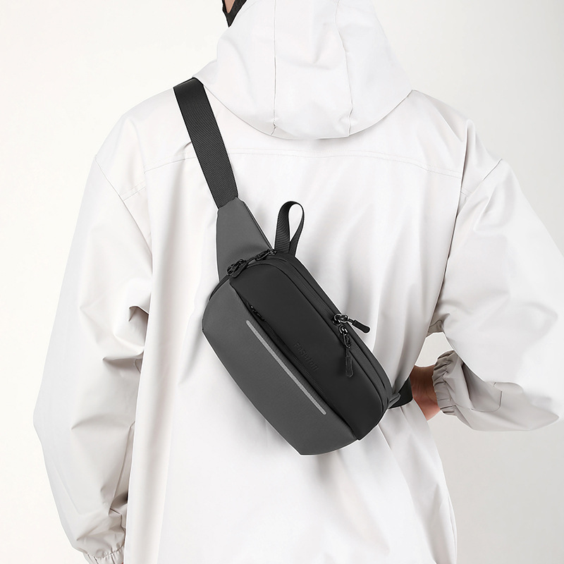 Tactical Crossbody Waist Bag - Adjustable Sling Chest Bag for Men in Bangladesh