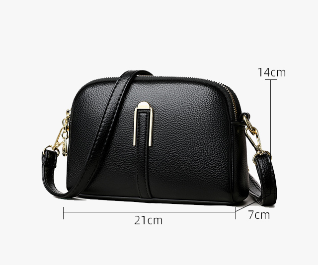 Compact Shoulder Bag - Magnetic Clasp for Men in Bangladesh